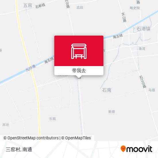 三窑村地图