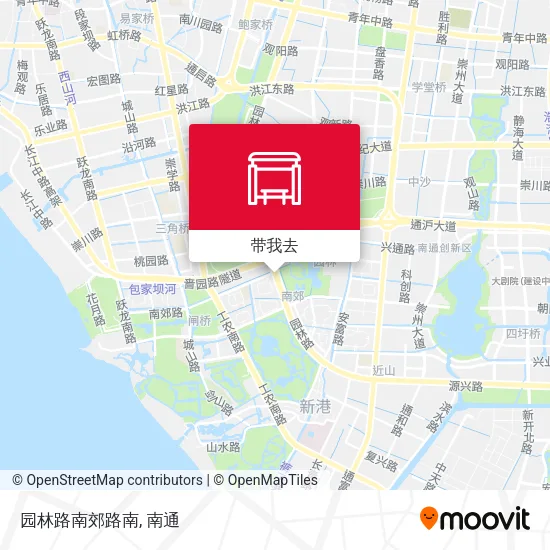 园林路南郊路南地图
