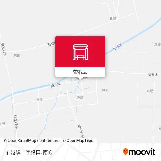 石港镇十字路口地图