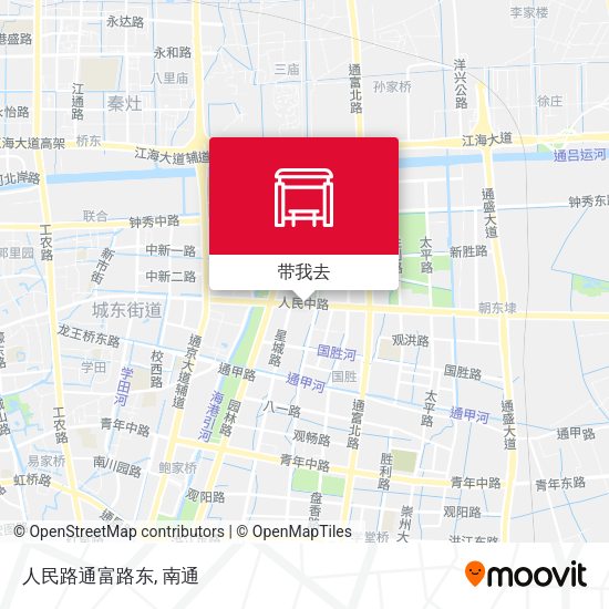 人民路通富路东地图