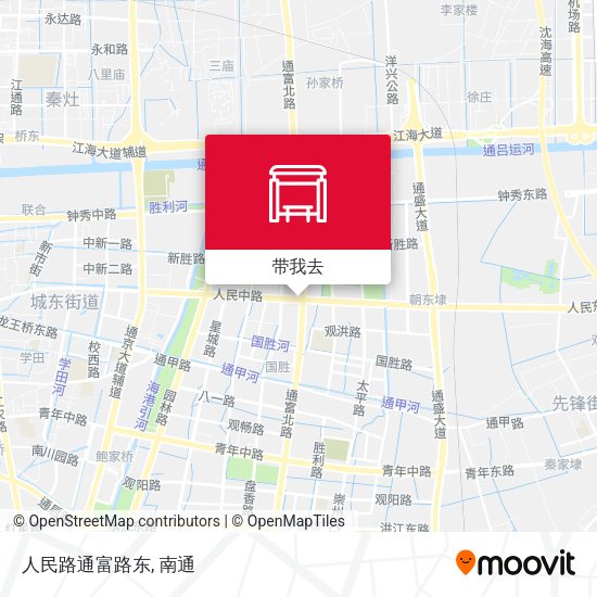 人民路通富路东地图