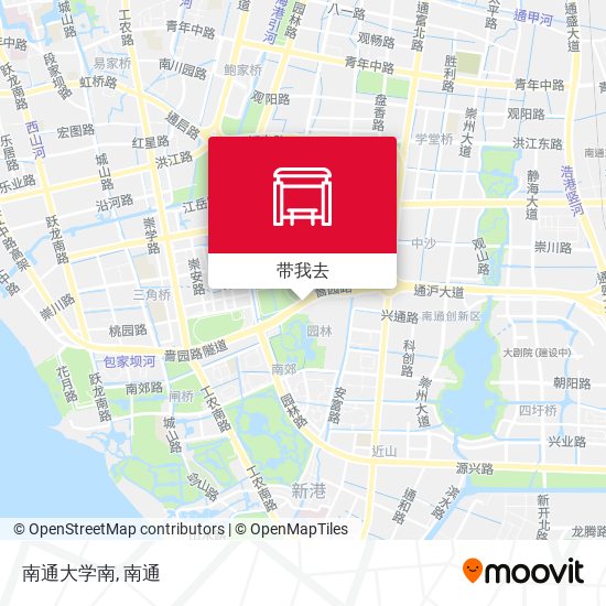 南通大学南地图