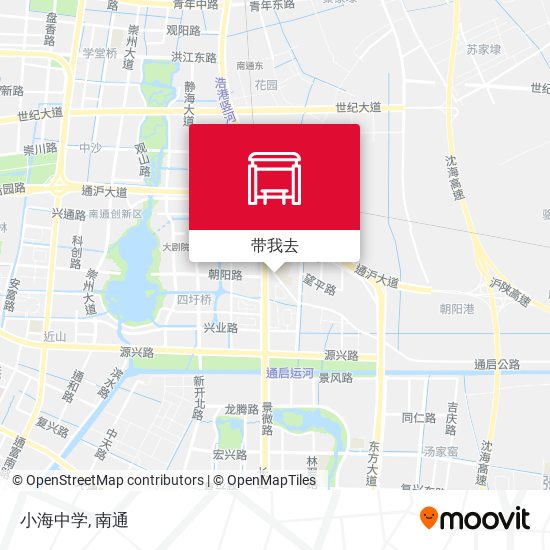 小海中学地图