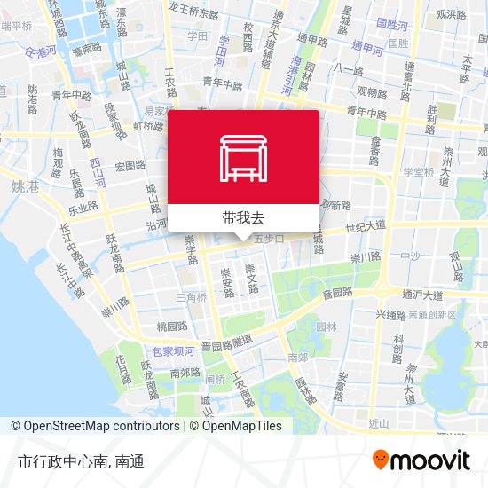 市行政中心南地图