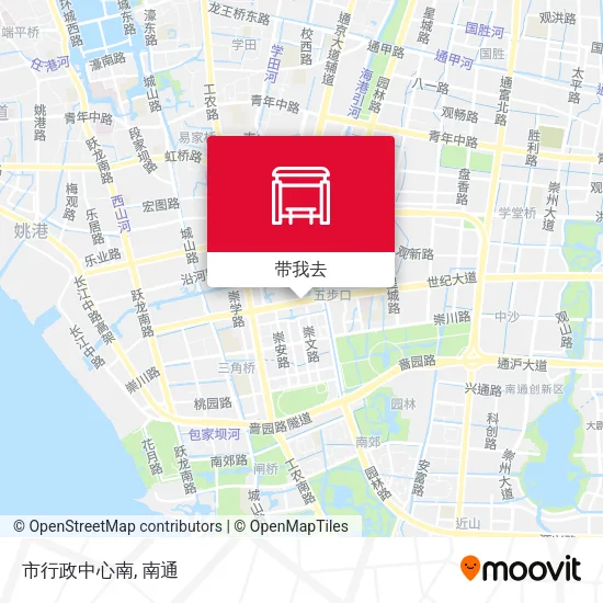 市行政中心南地图