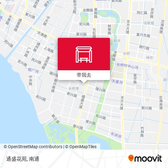 通盛花苑地图