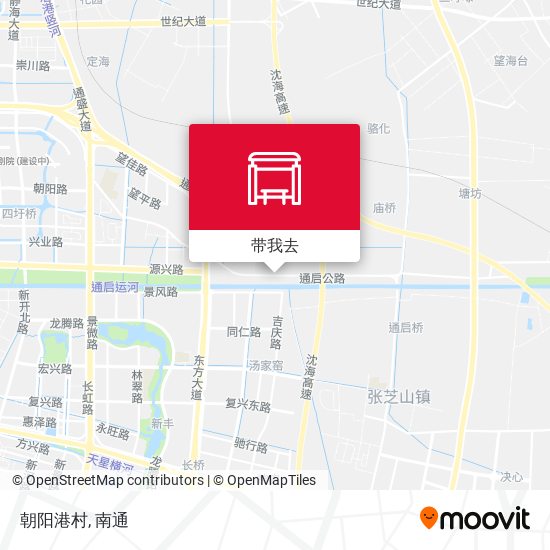 朝阳港村地图