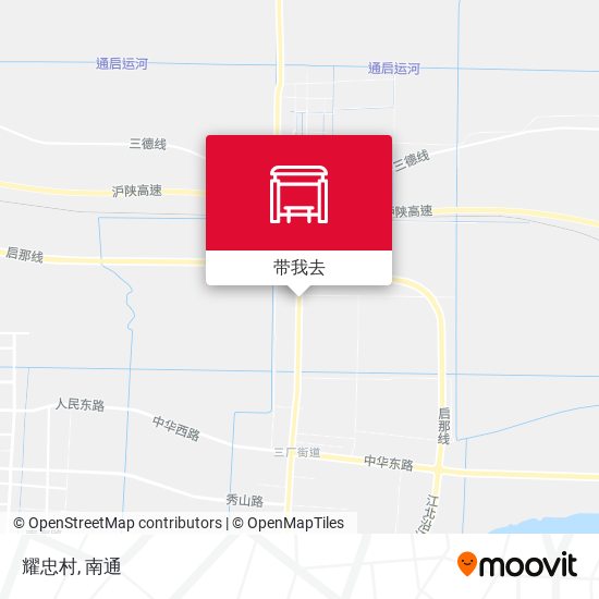 耀忠村地图