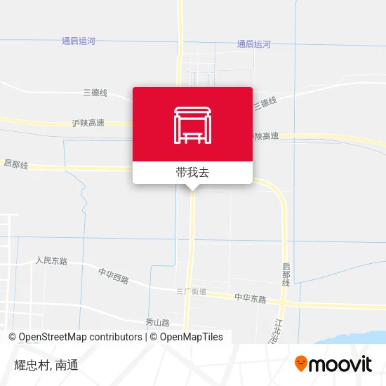 耀忠村地图