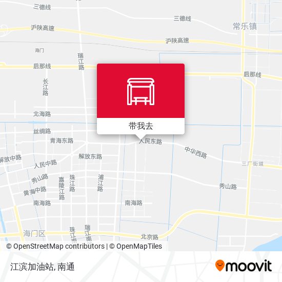 江滨加油站地图