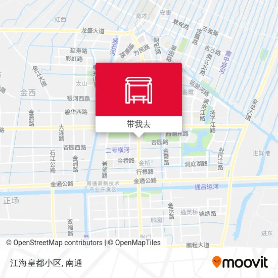 江海皇都小区地图