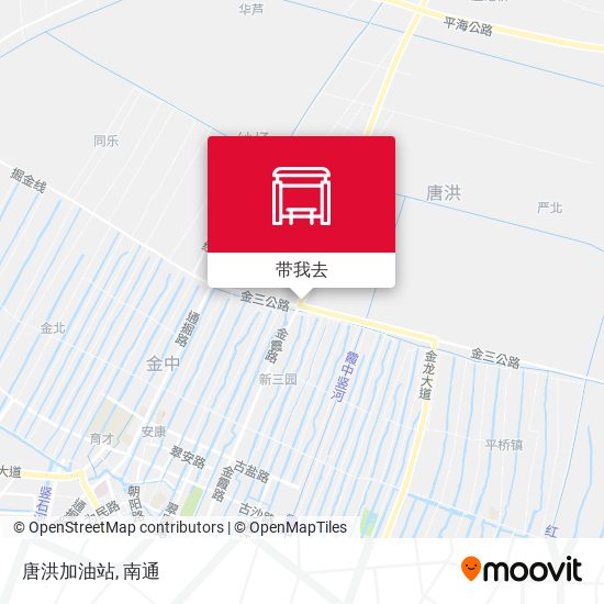 唐洪加油站地图