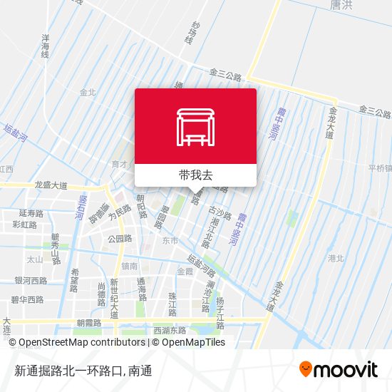 新通掘路北一环路口地图