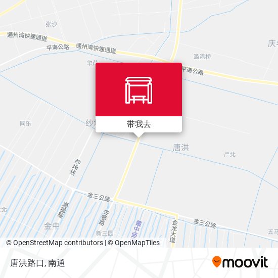 唐洪路口地图