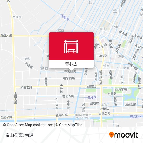 泰山公寓地图