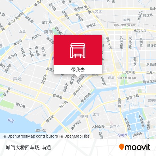城闸大桥回车场地图