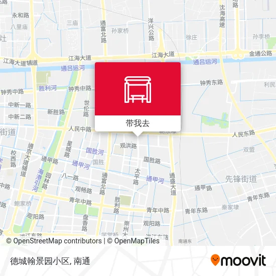 德城翰景园小区地图