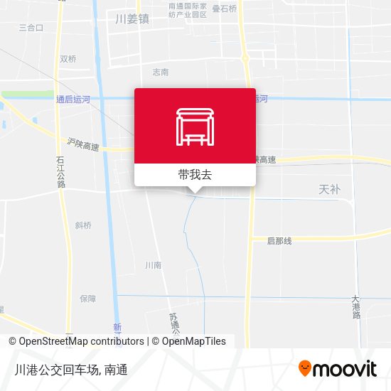 川港公交回车场地图