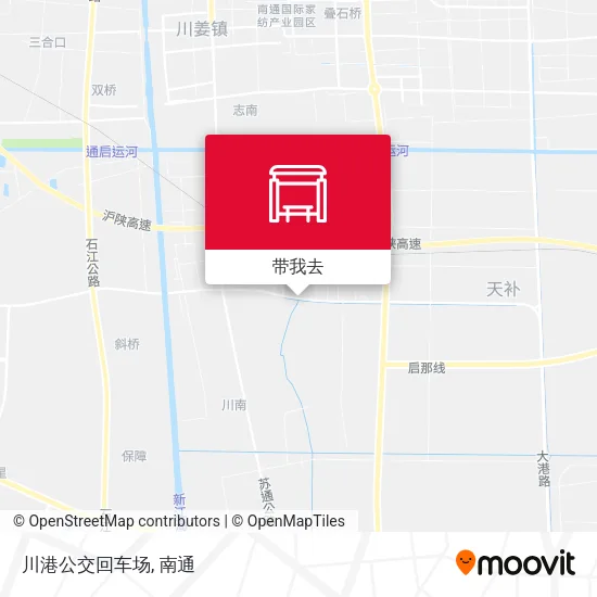川港公交回车场地图