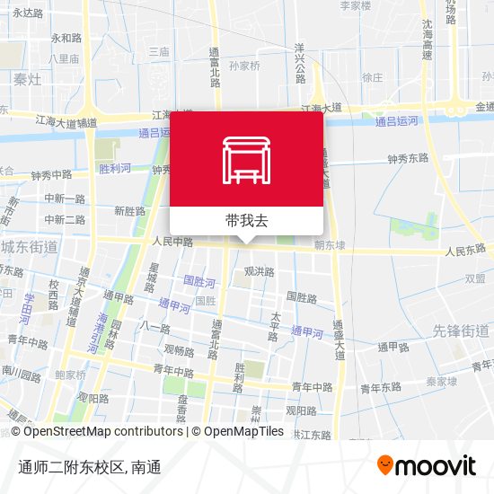 通师二附东校区地图