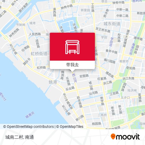 城南二村地图