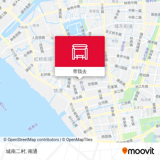 城南二村地图