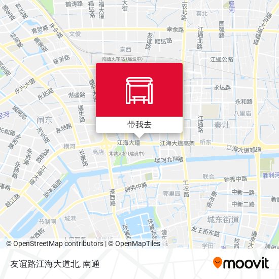 友谊路江海大道北地图