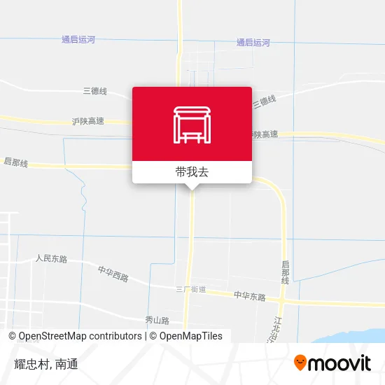 耀忠村地图