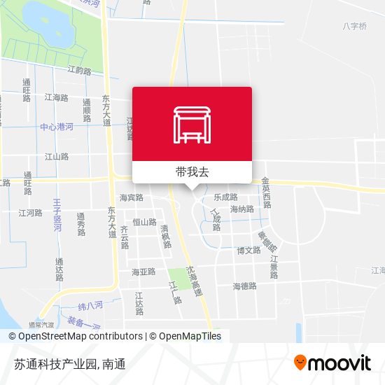 苏通科技产业园地图