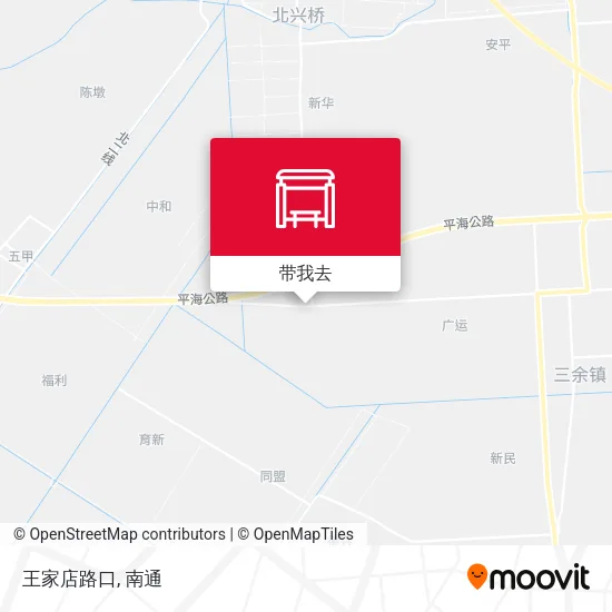 王家店路口地图