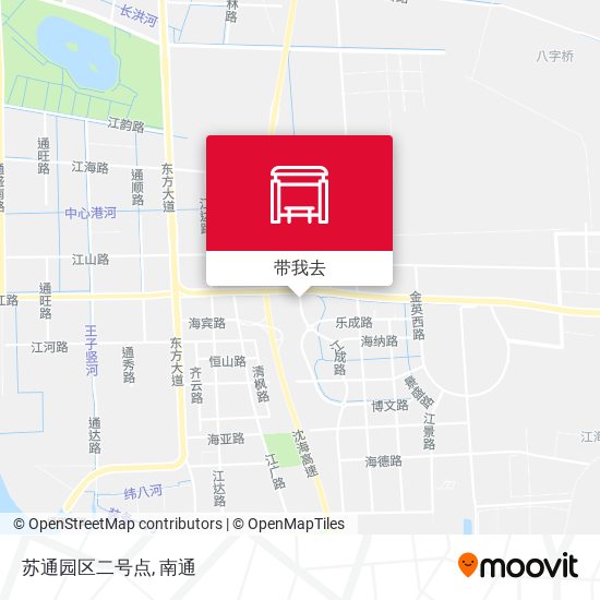 苏通园区二号点地图