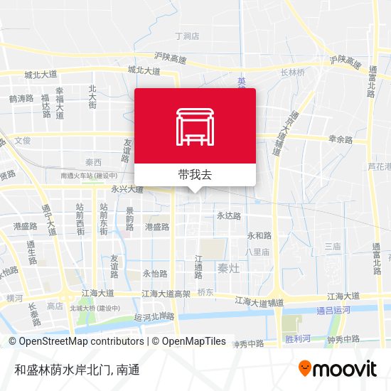 和盛林荫水岸北门地图