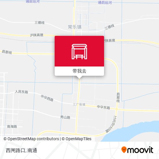 西闸路口地图