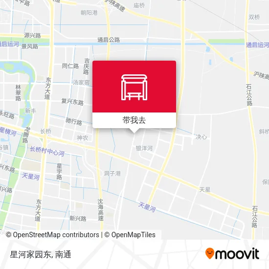 星河家园东地图