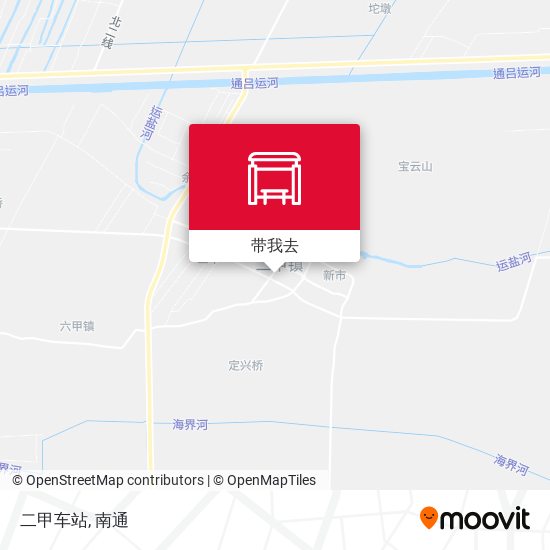 二甲车站地图