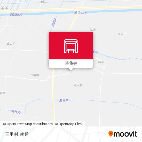 三甲村地图