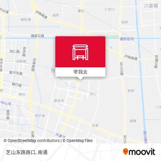 芝山东路路口地图