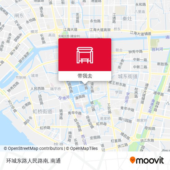 环城东路人民路南地图
