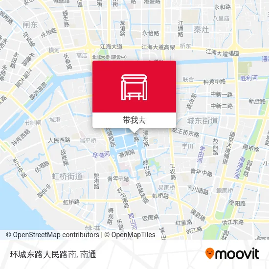 环城东路人民路南地图