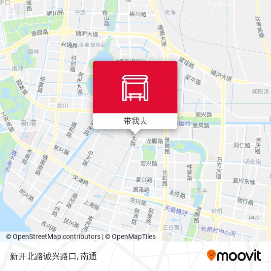 新开北路诚兴路口地图