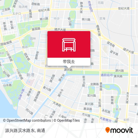 源兴路滨水路东地图