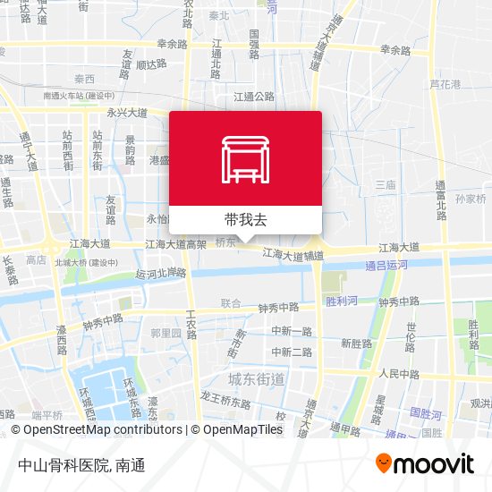 中山骨科医院地图