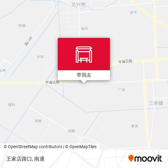 王家店路口地图