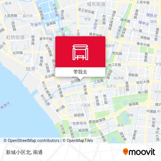 新城小区北地图
