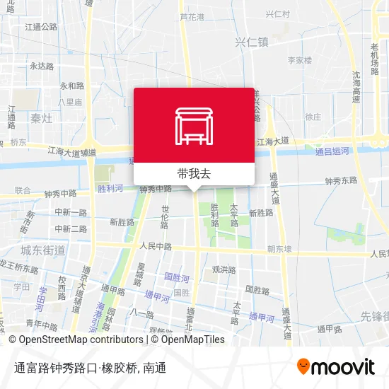 通富路钟秀路口·橡胶桥地图