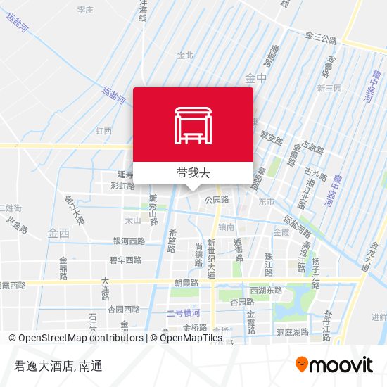 君逸大酒店地图