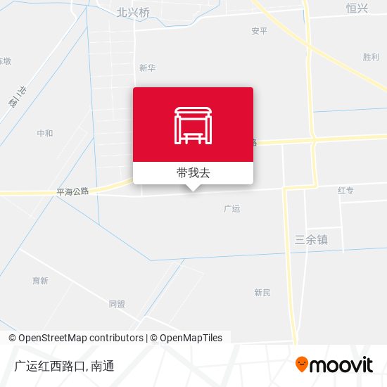 广运红西路口地图