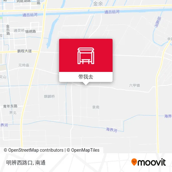 明辨西路口地图