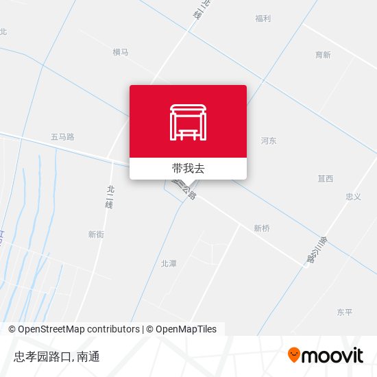 忠孝园路口地图