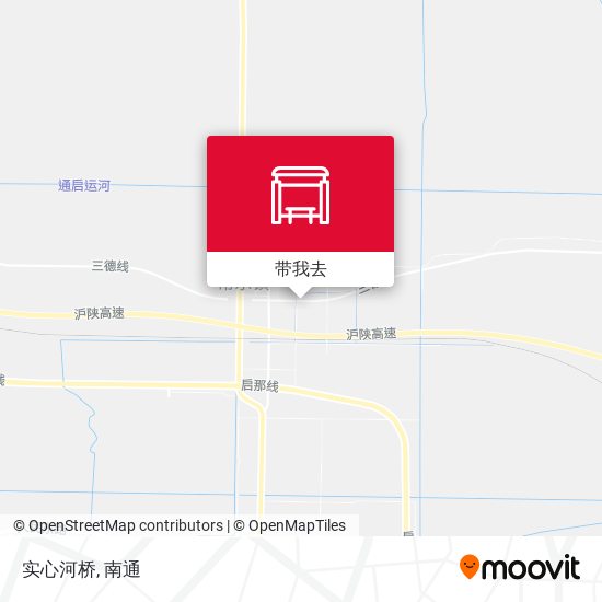 实心河桥地图